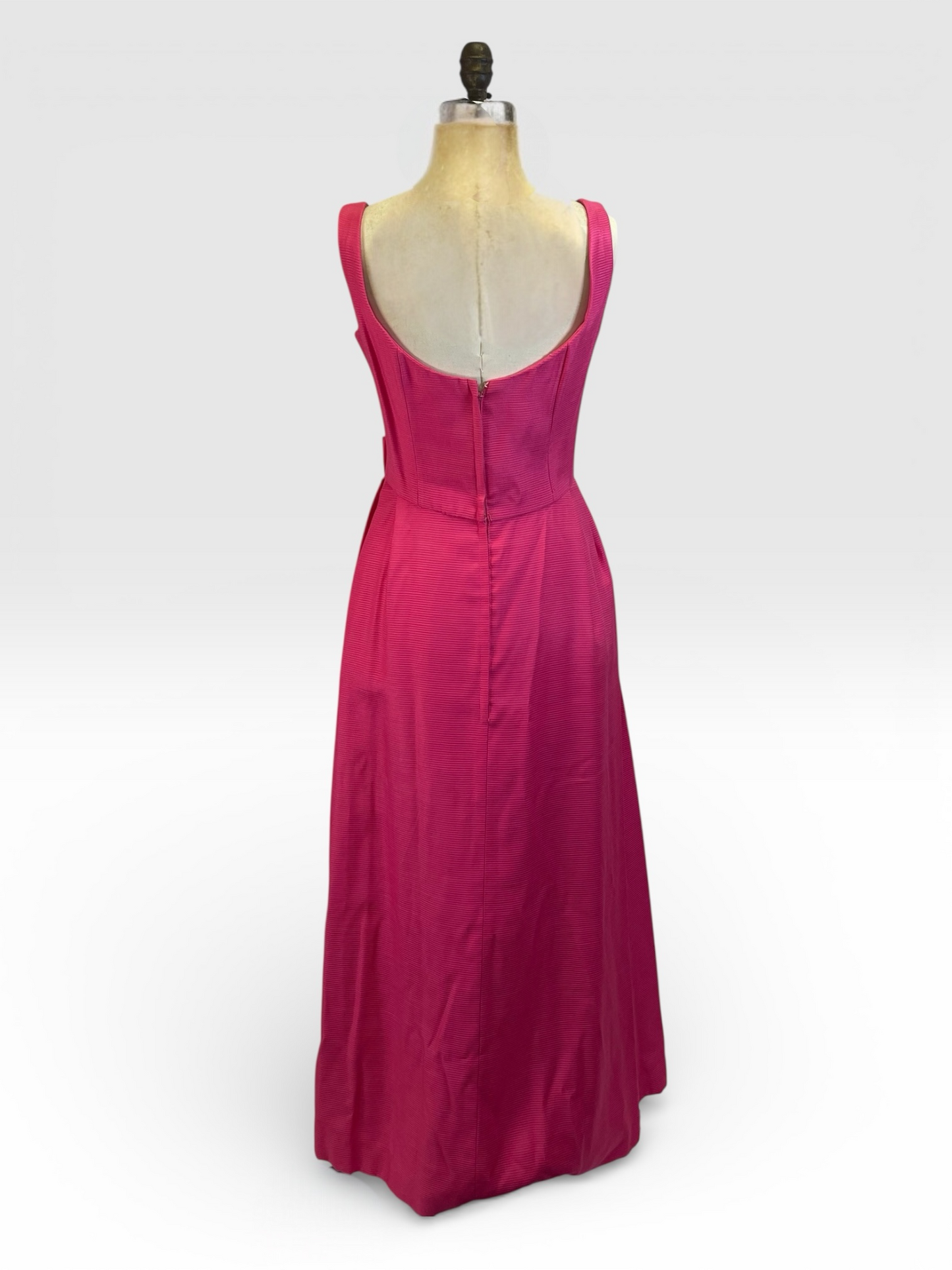 Two-Piece Vintage Pink Gown & Matching Coat by Frederick & Nelson, size s