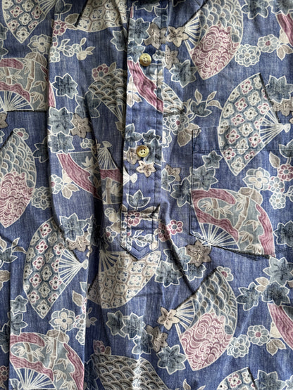 The Ono Shirt Company by Liberty House Hawaiian Aloha Popover Shirt, Size M