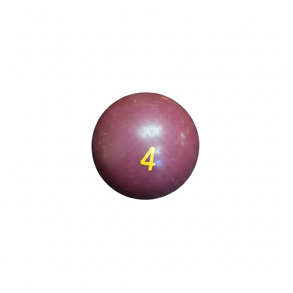 Lucky Vintage Billiard Ball With Clear Lucite Display Stand (Single)