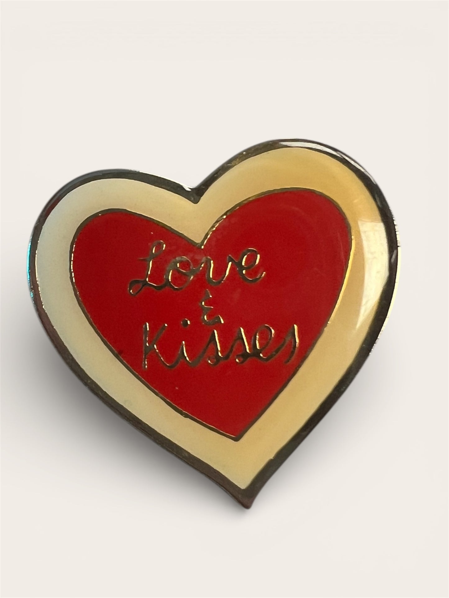 Vintage Valentines Day Heart Pin/Brooch