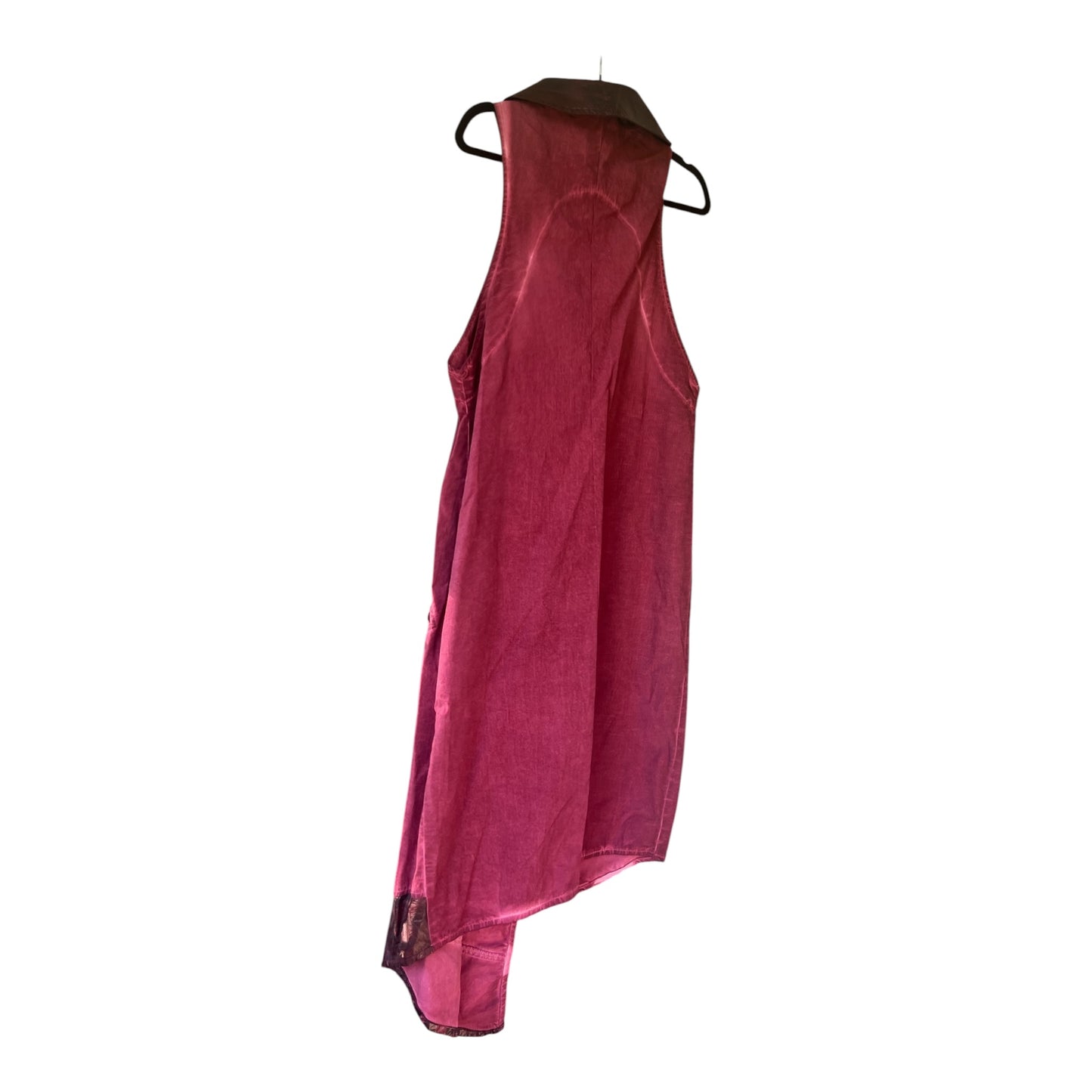 Kekoo Design Fuchsia Avant Garde Lagenlook Dress, Size S