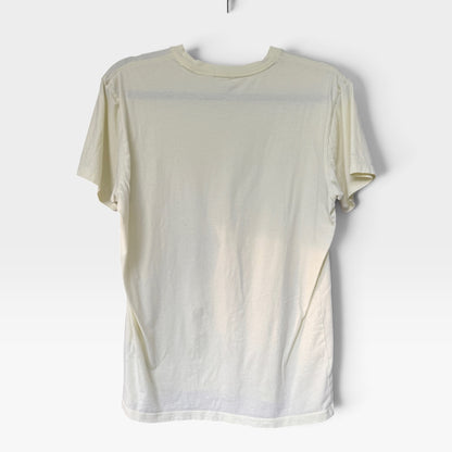 Banana Republic Pale Buttercream Yellow Fitted Crew T-Shirt, Size M