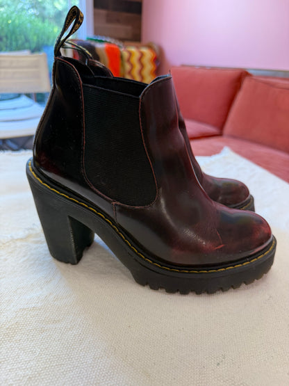 Deep Cherry Red Doc Martens - size 6