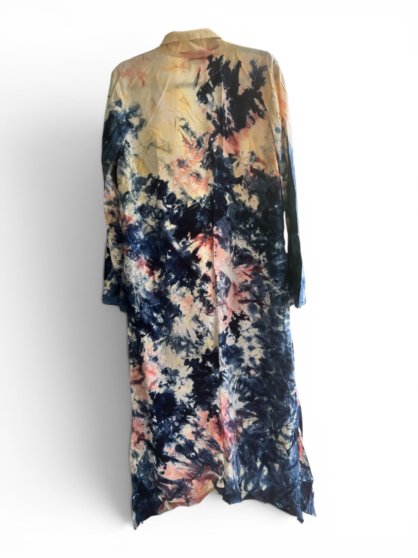 Wonderly Tie Dye Duster Robe Jacket, size s