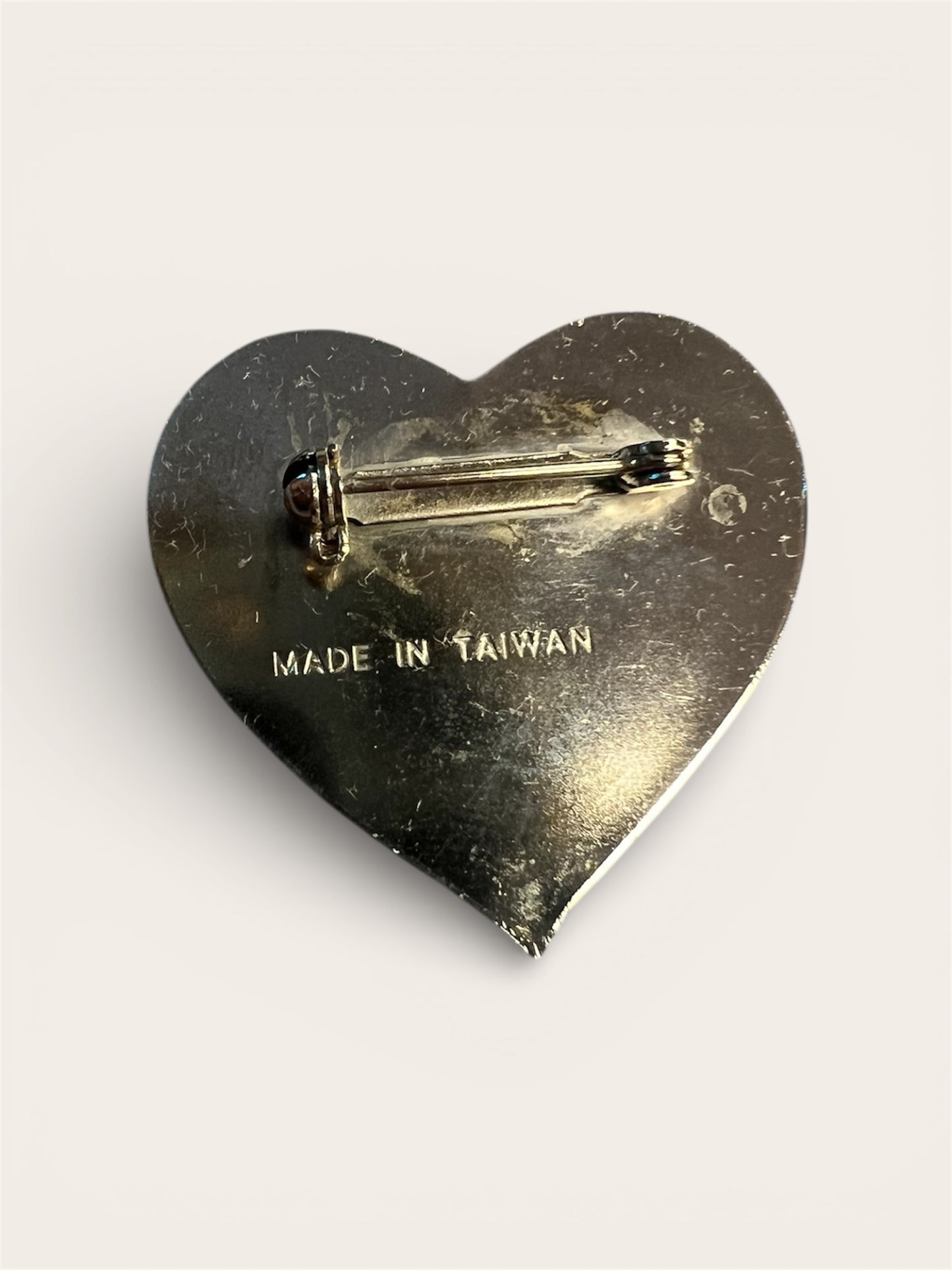 Vintage Valentines Day Heart Pin/Brooch