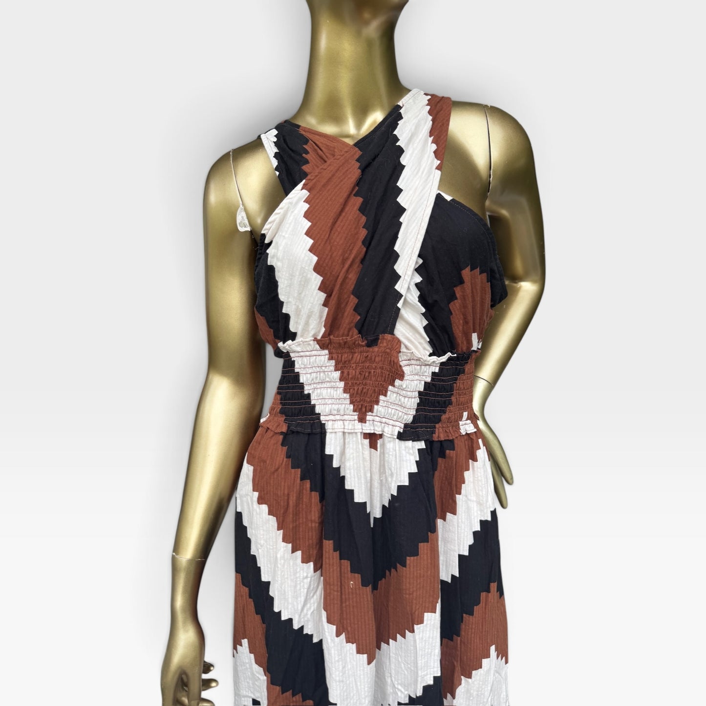 EUC Anthropologie Plenty by Tracy Reese Halter Maxi Dress, Size L