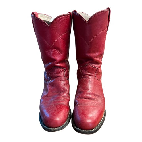 Red Justin Roper Western Boots, size 6