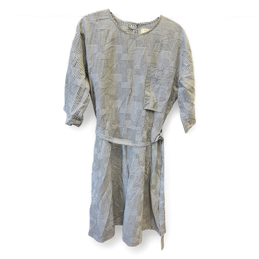 Maison Kitsuné Black/White Gingham Dress, size 40 (large)