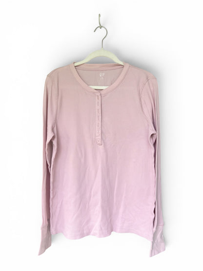 Two Gap Pink Waffle Thermal Shirts, Size L Tall
