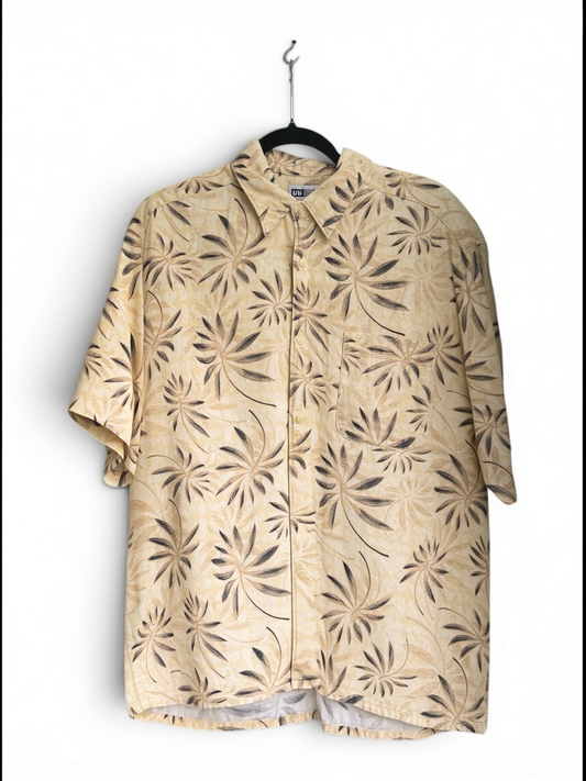 Vintage Men’s Hawaiian Aloha Shirt 90s / Y2K Untied Brand, Size L