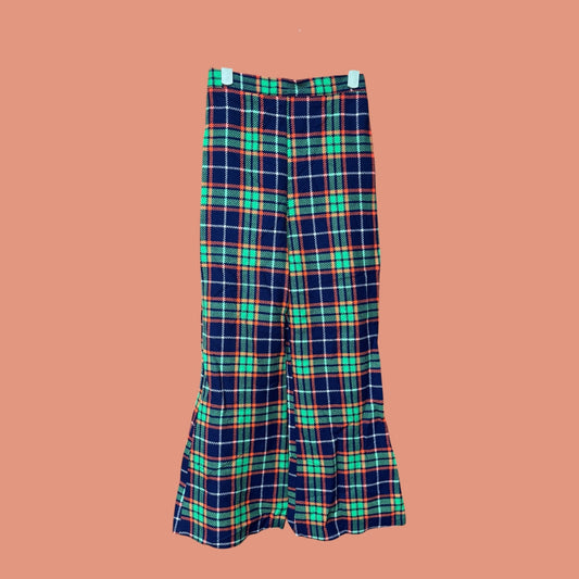 Girls 70s Wool Bell Bottoms sz 12