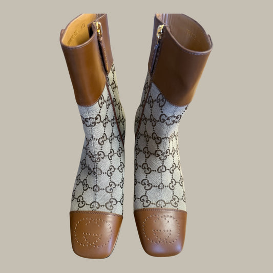 Gucci Women’s Ellis Logo Boots size 37.5