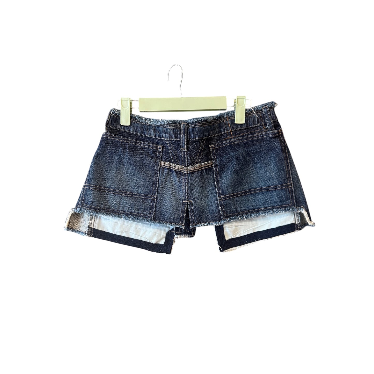 Marithé et François Girbaud Vintage Denim 90s/Y2K Micro Mini Skirt, size 4