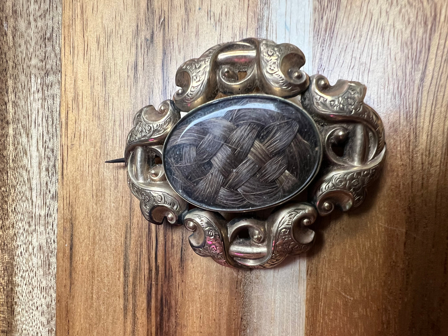 Antique Mourning Brooch