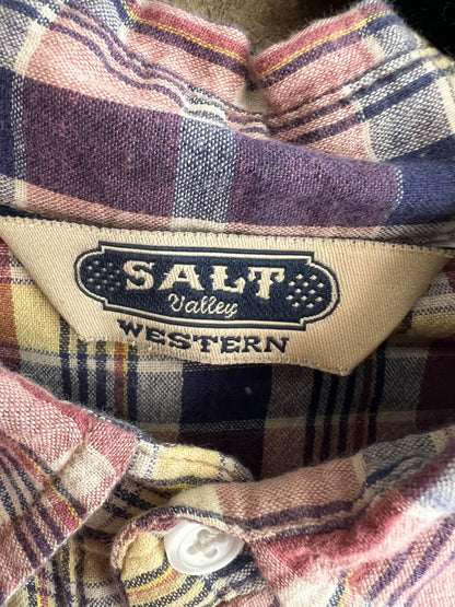 Vintage Salt Valley Western Button Up Shirt, size s