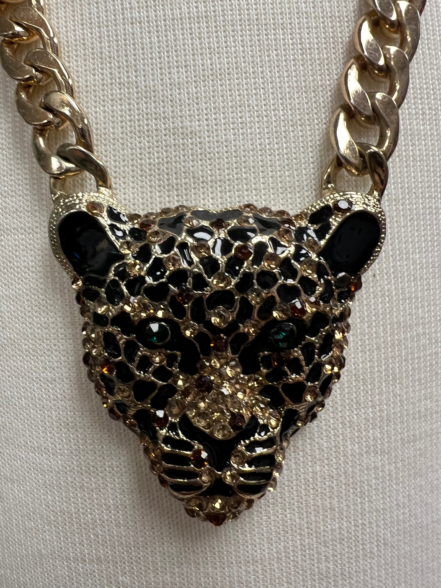 Incredible Vintage Panther Necklace