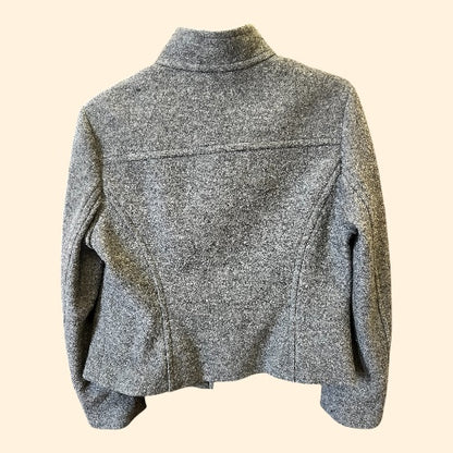 Boden Short Gray Wool Coat, size 10