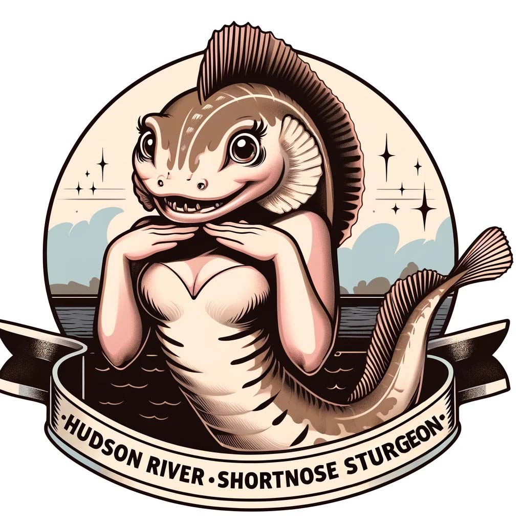 Hudson River Shortnose Sturgeon Sticker