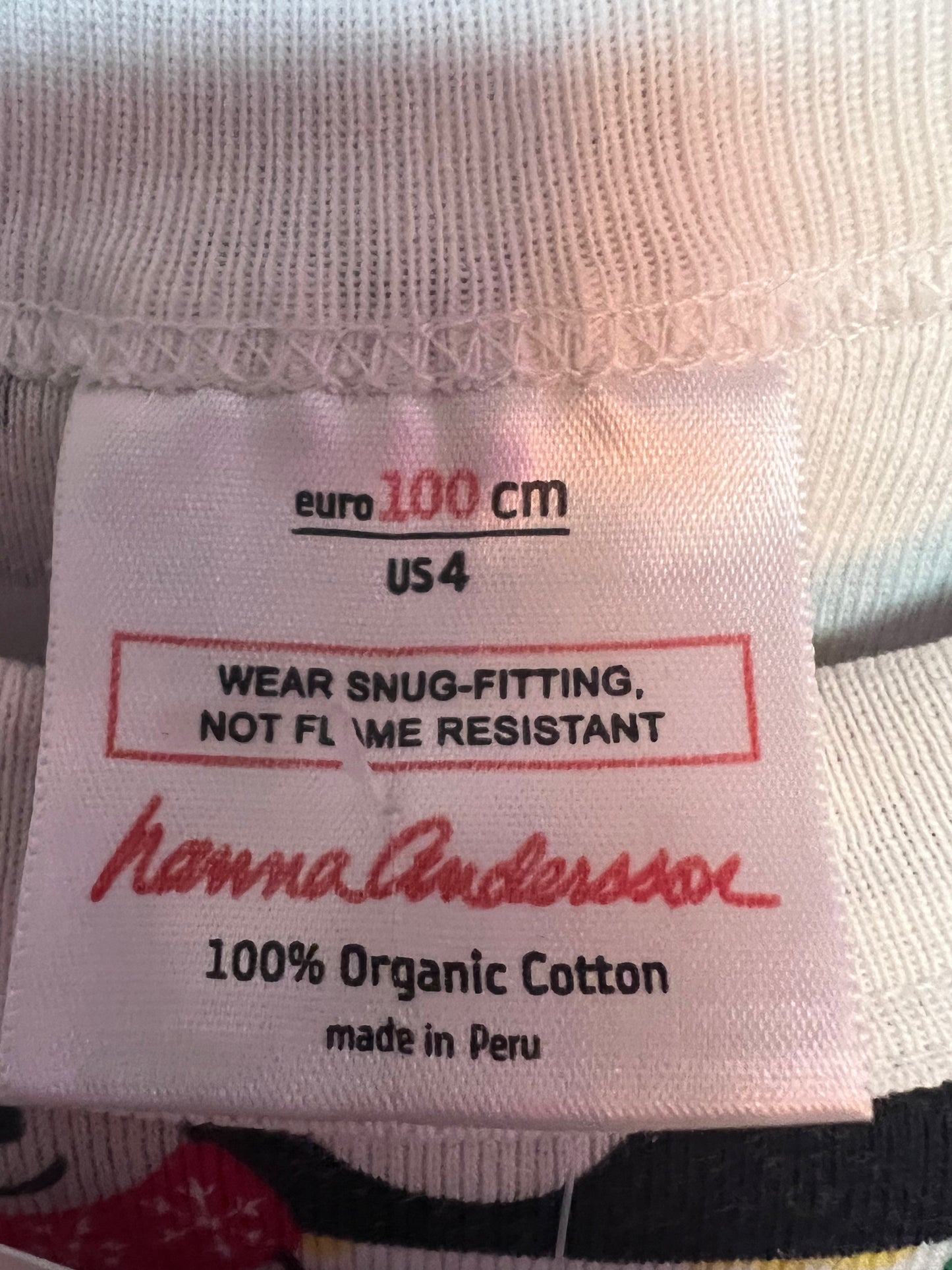 Hanna Andersson Christmas Pajamas, Kids Size 4