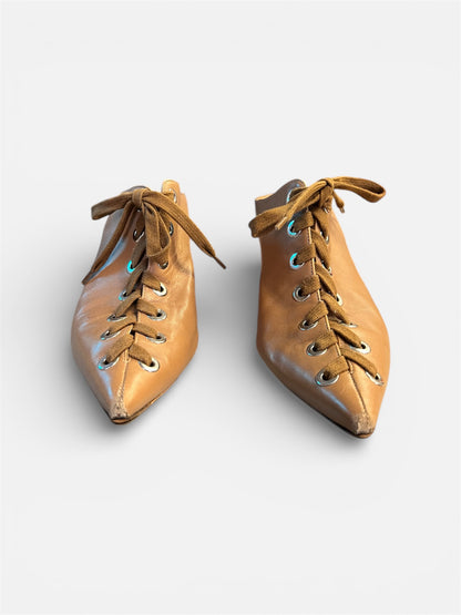 Derek Lam Lace-Up Mules, size 8.5