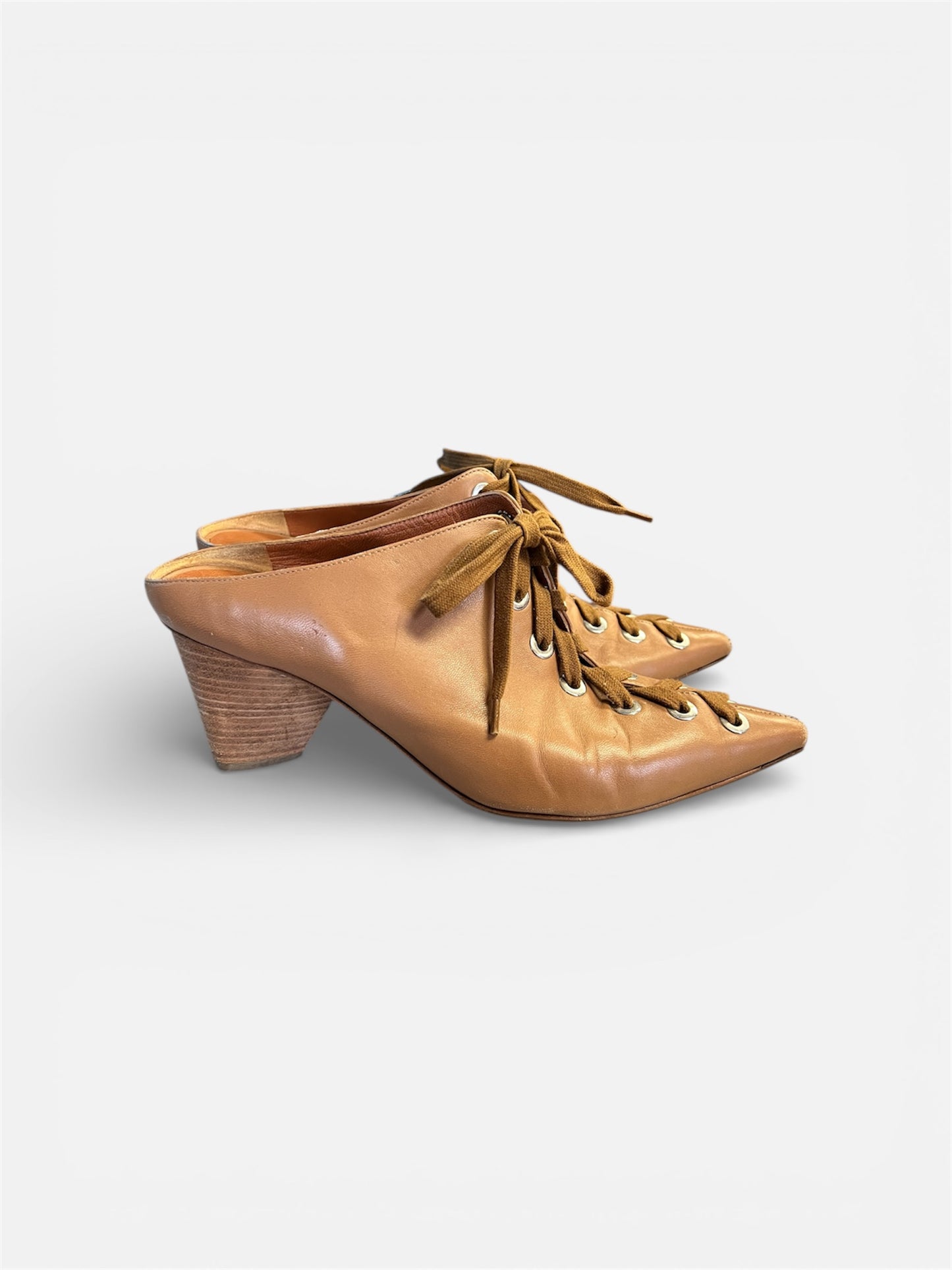 Derek Lam Lace-Up Mules, size 8.5