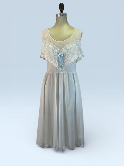 Vintage 60s/70s Blue Nightgown