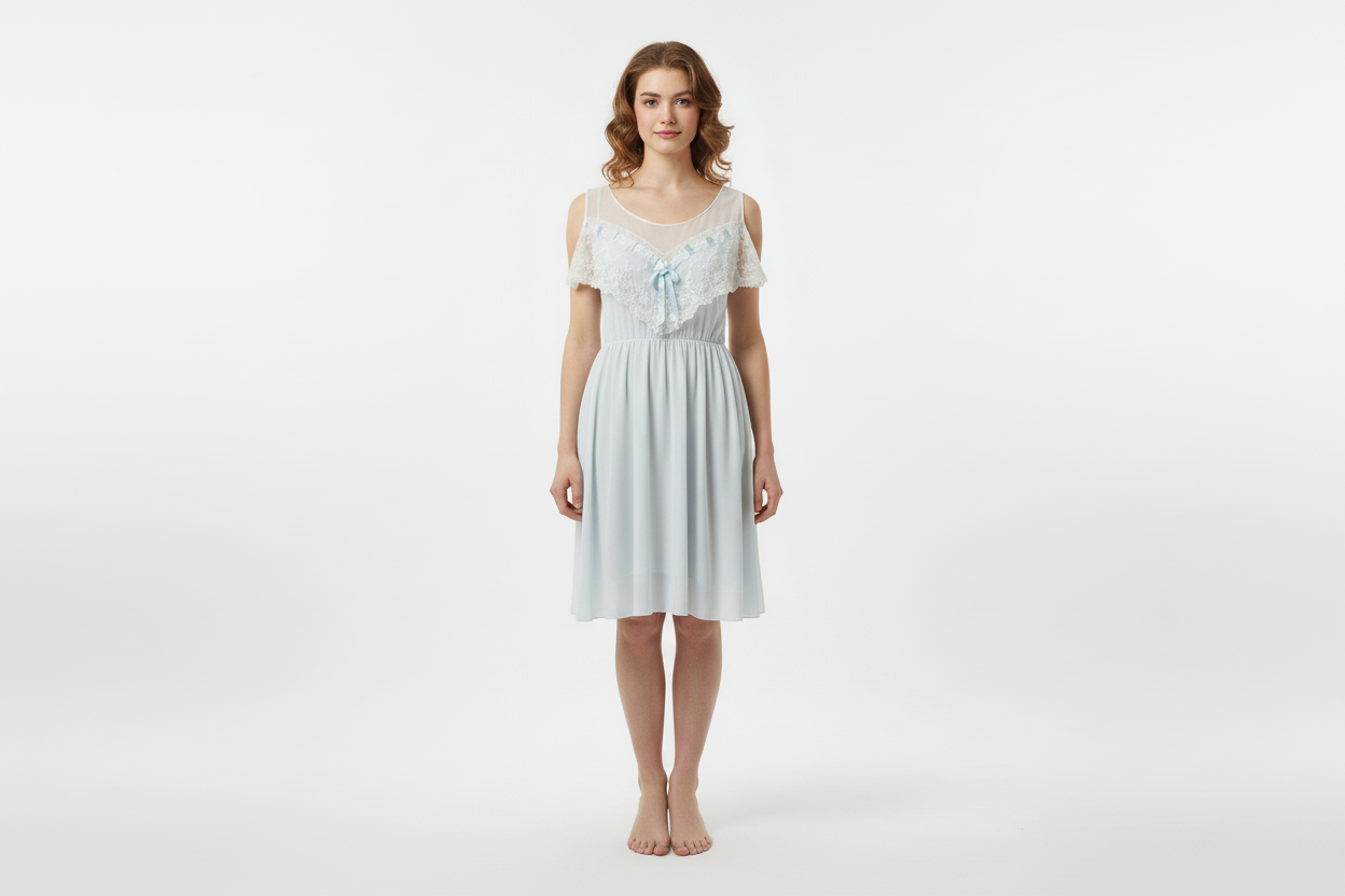 Vintage 60s/70s Blue Nightgown