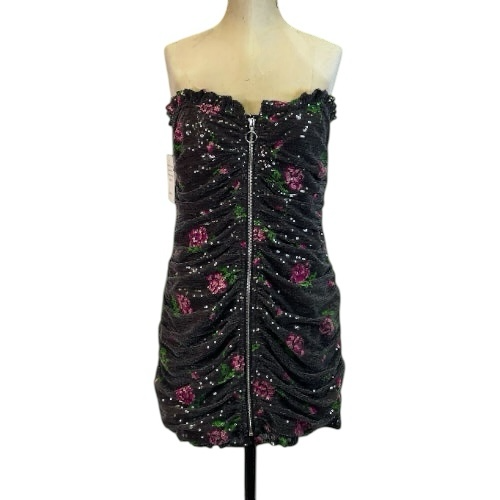 NWT For Love & Lemons Sequin Mini Dress, size large (fits smaller)