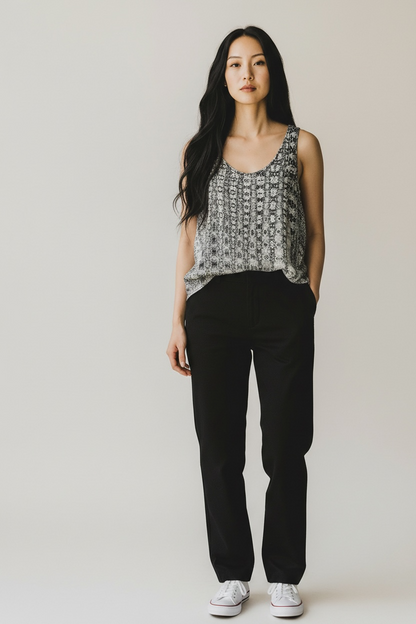 Rag and Bone Uneven Hem Tank, size 2