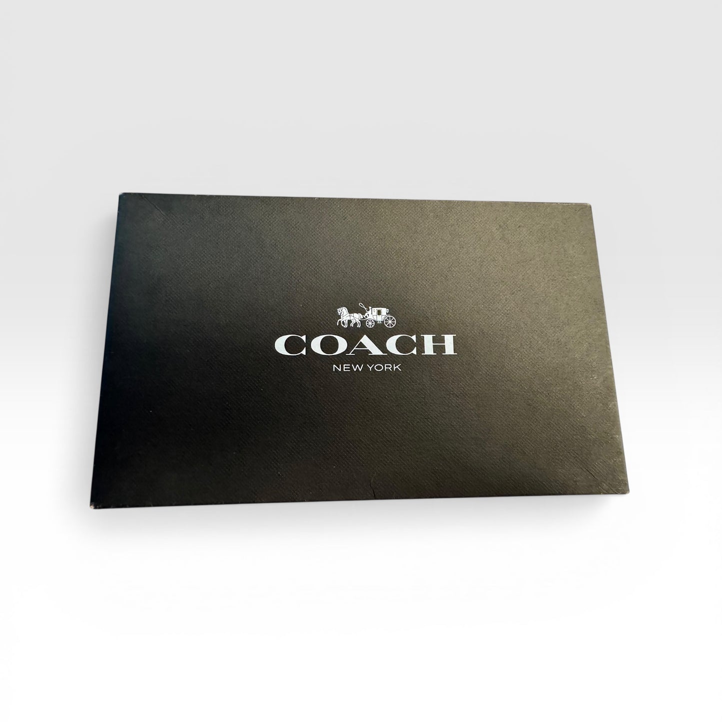NWT Coach Black Leather Tech Gloves, size 7.5 (medium)