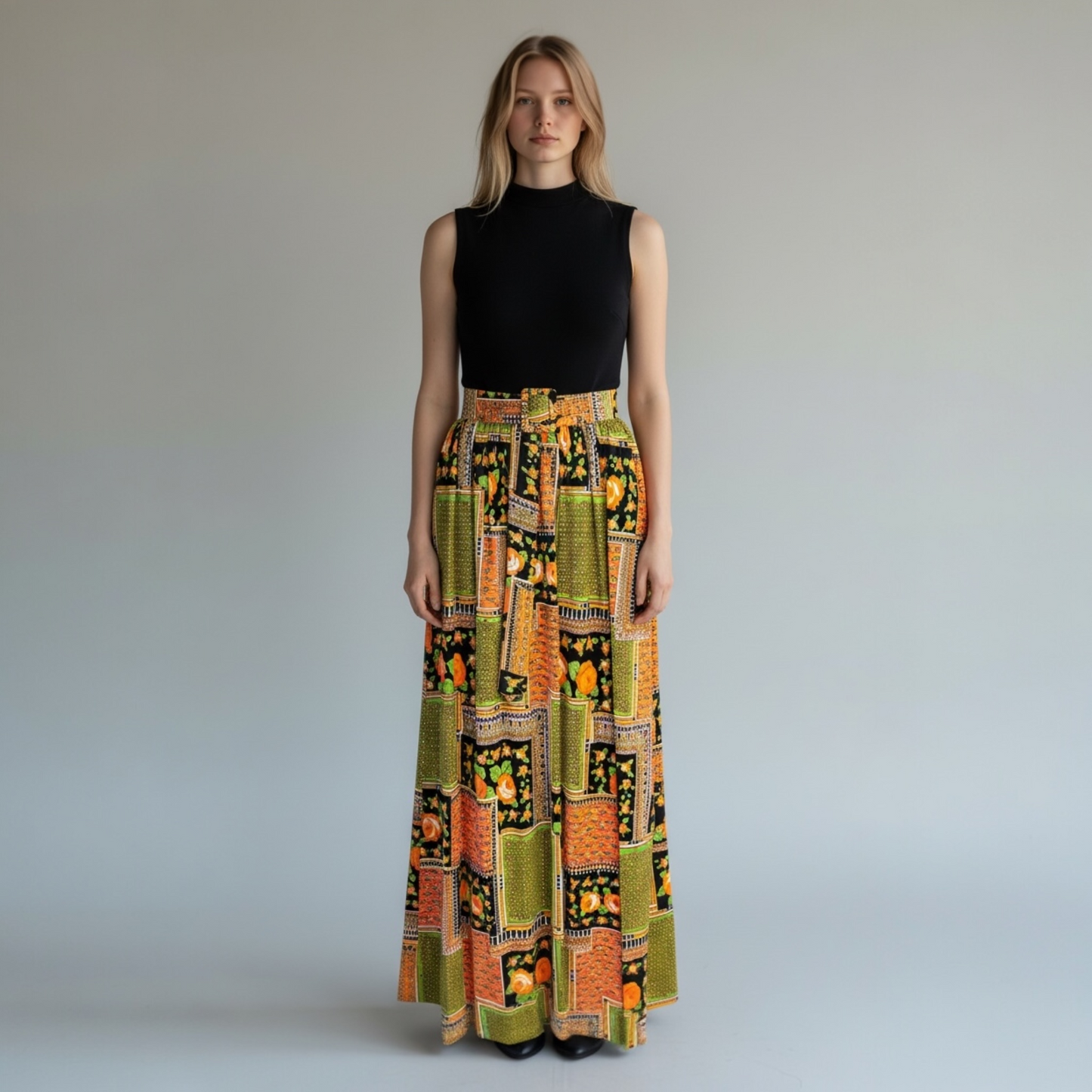 60's Maxi Dress, size small