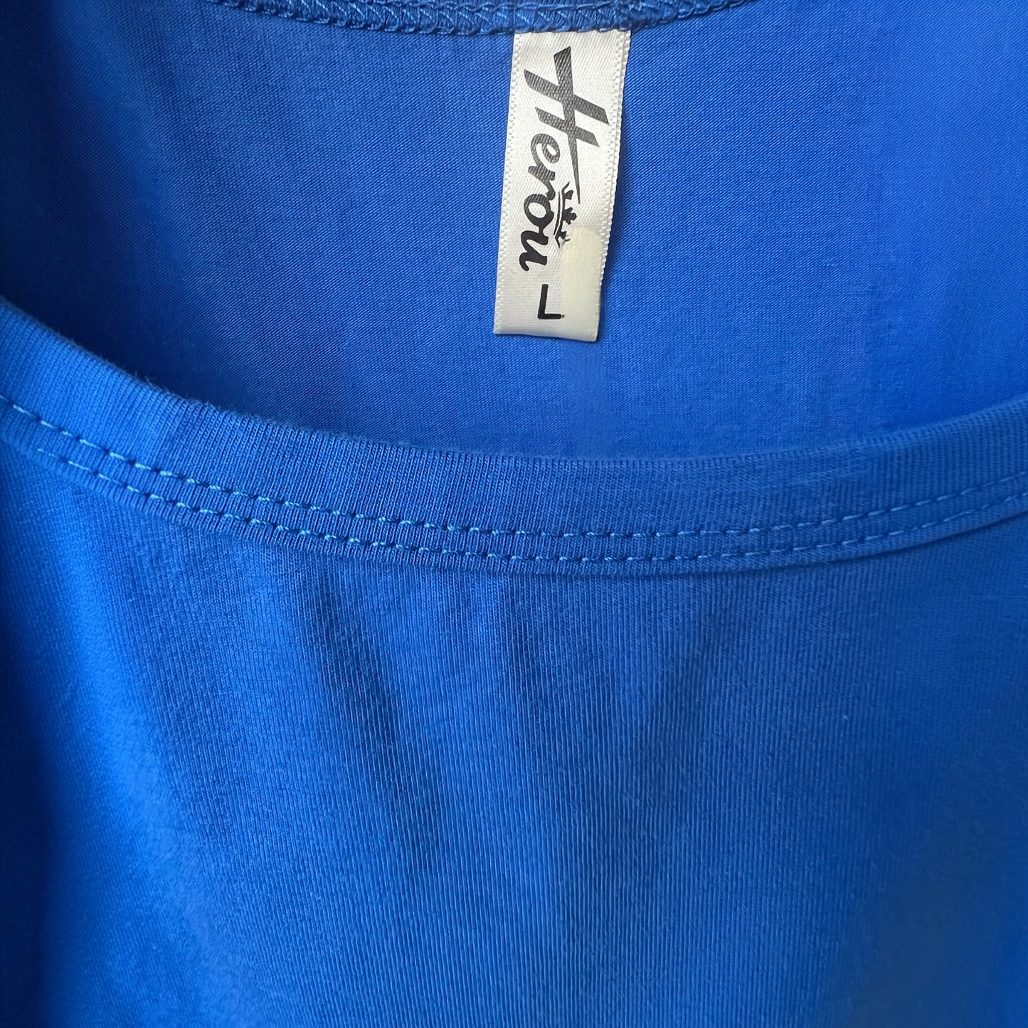 Herou Royal Blue Sleeveless Tank Dress, Size L