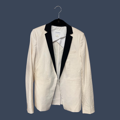 Club Monaco White/Black Tuxedo Style Jacket size 4