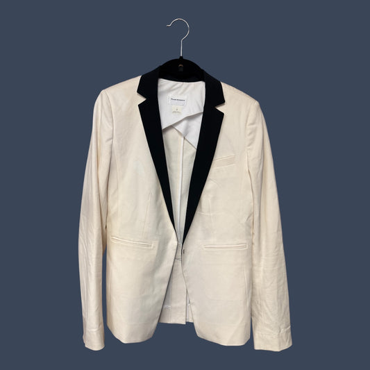 Club Monaco White/Black Tuxedo Style Jacket size 4