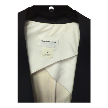 Club Monaco White/Black Tuxedo Style Jacket size 4