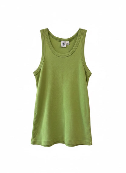 Petit Bateau Tank, Lime Green, Size xs