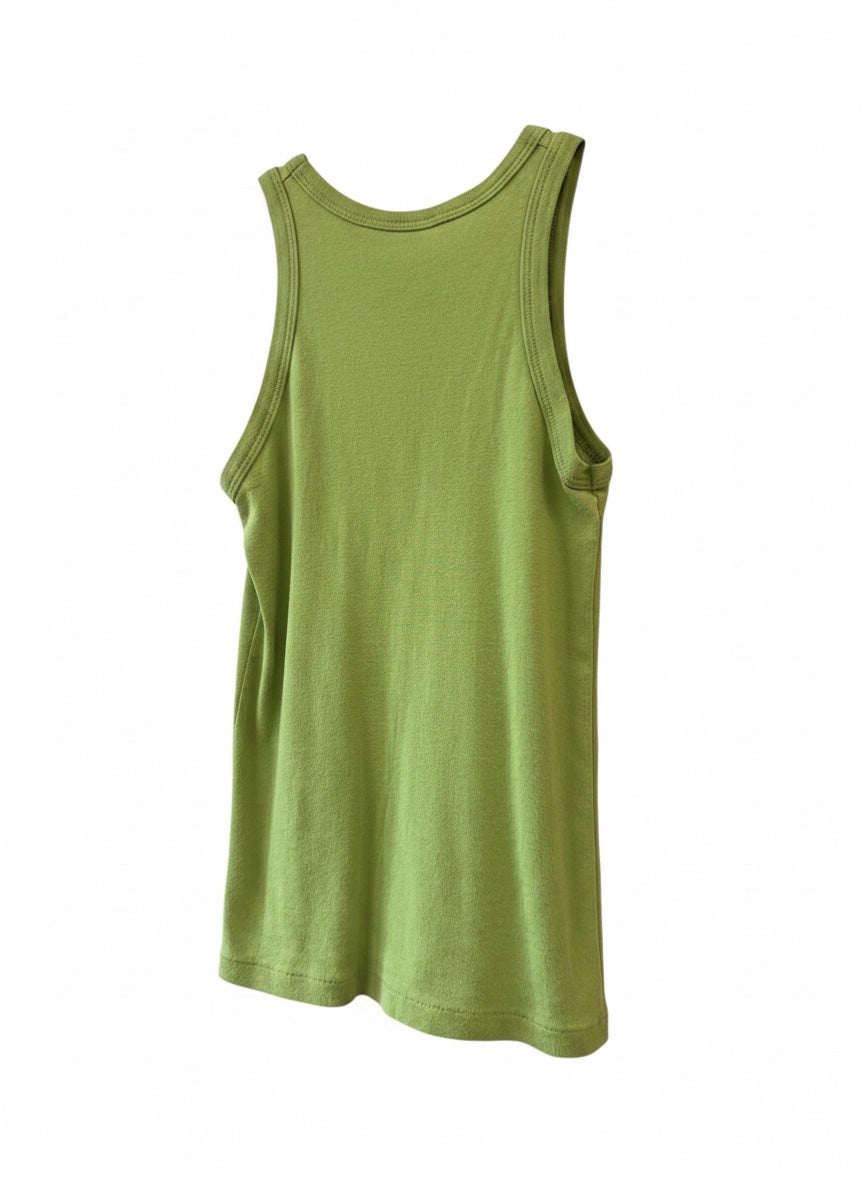 Petit Bateau Tank, Lime Green, Size xs