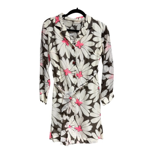 Vintage 1960s Floral Mini Dress by Junior C, size s