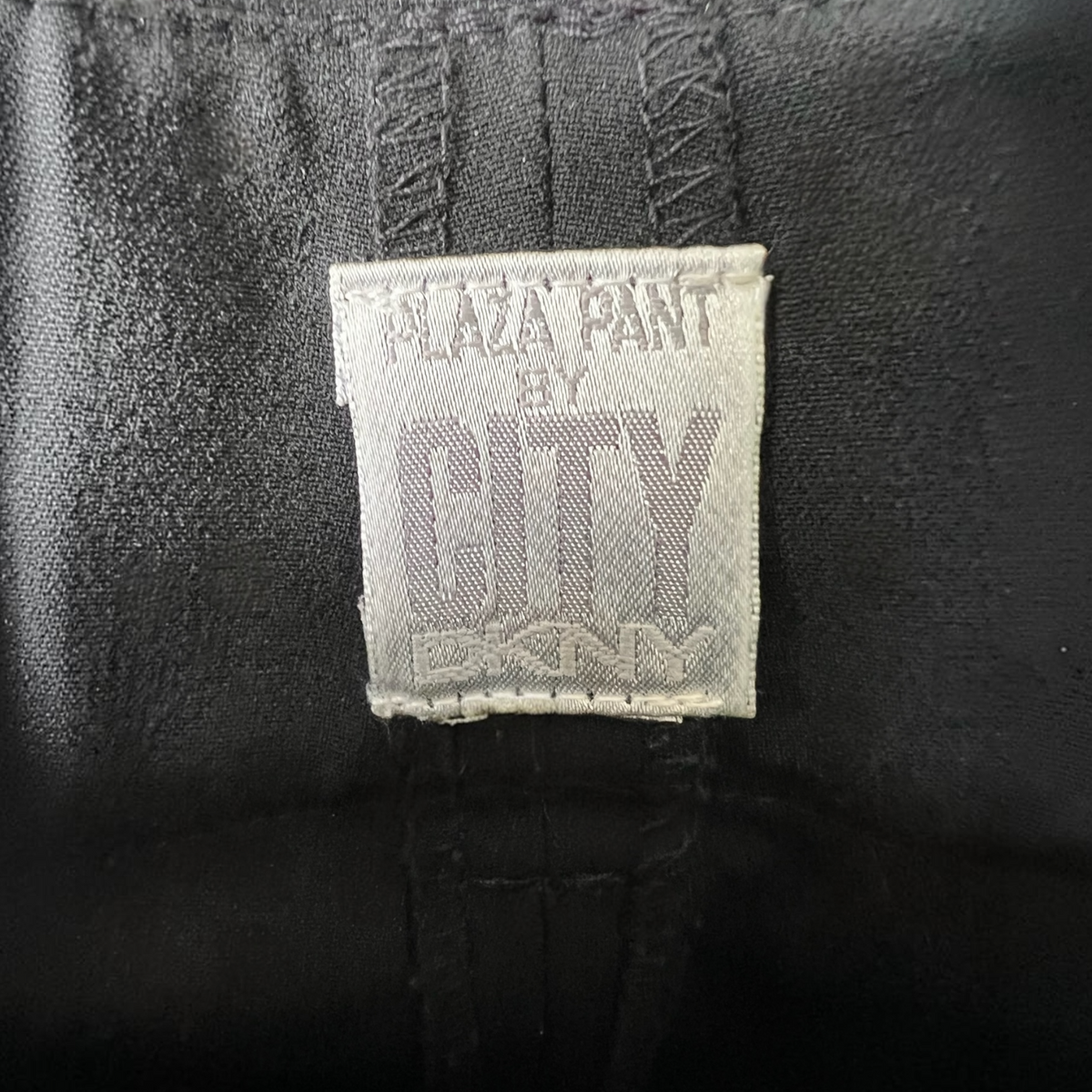 Plaza Pant By CITY DKNY Pants, Black Dress Trousers, Size XL