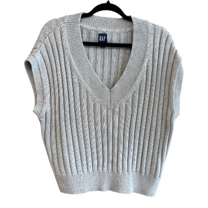 Gap Gray Sweater Vest, size small petite