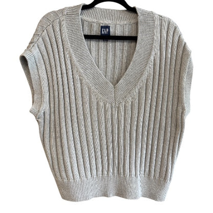 Gap Gray Sweater Vest, size small petite