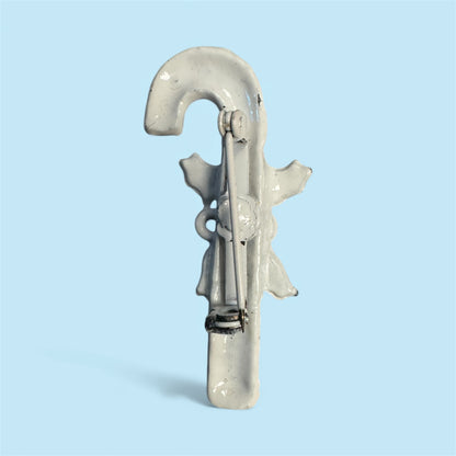 Vintage Candy Cane Brooch for Christmas