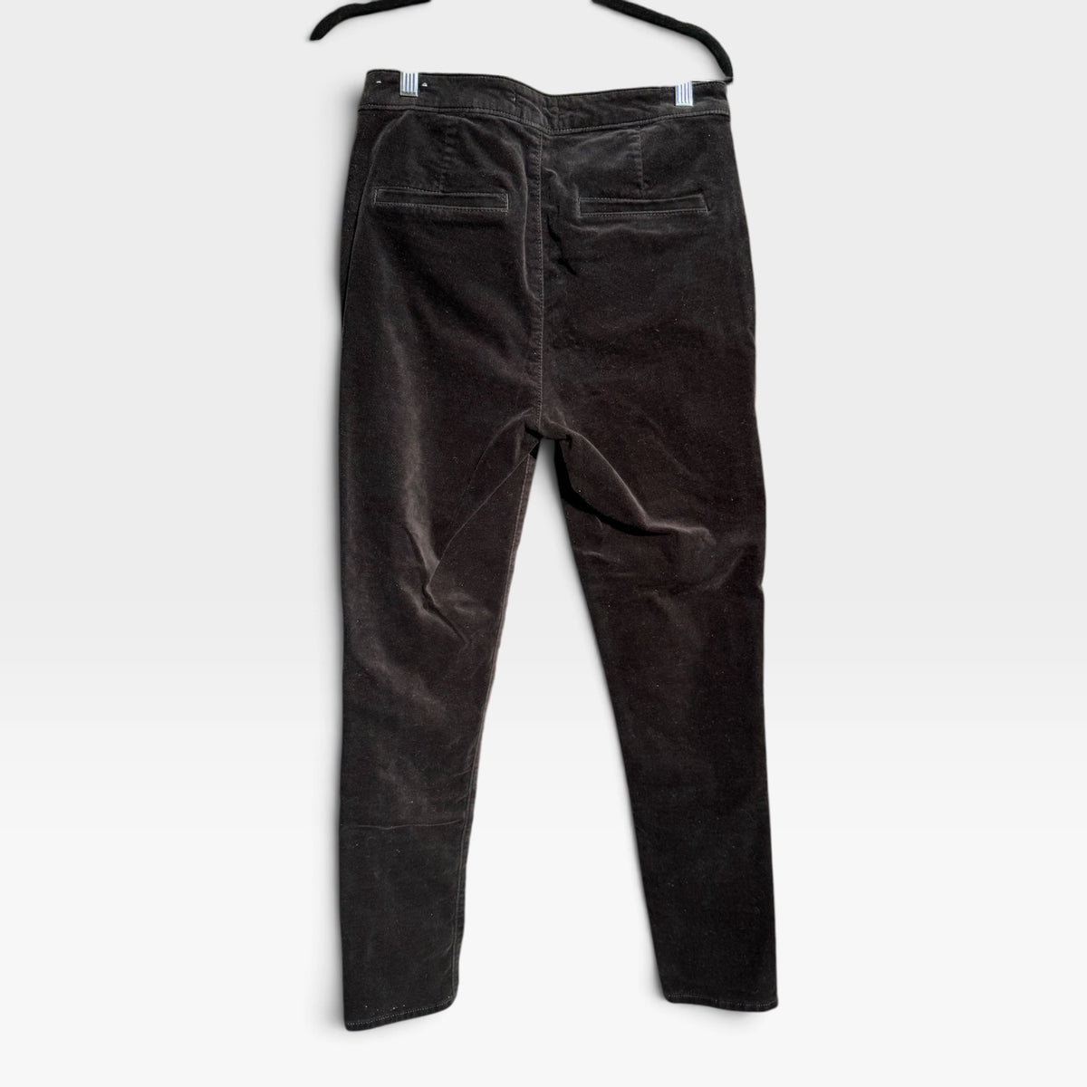 LOFT Made & Loved Black Corduroy Velveteen Sailor Skinny Pants - Size 28 / 6