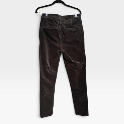 LOFT Made & Loved Black Corduroy Velveteen Sailor Skinny Pants - Size 28 / 6