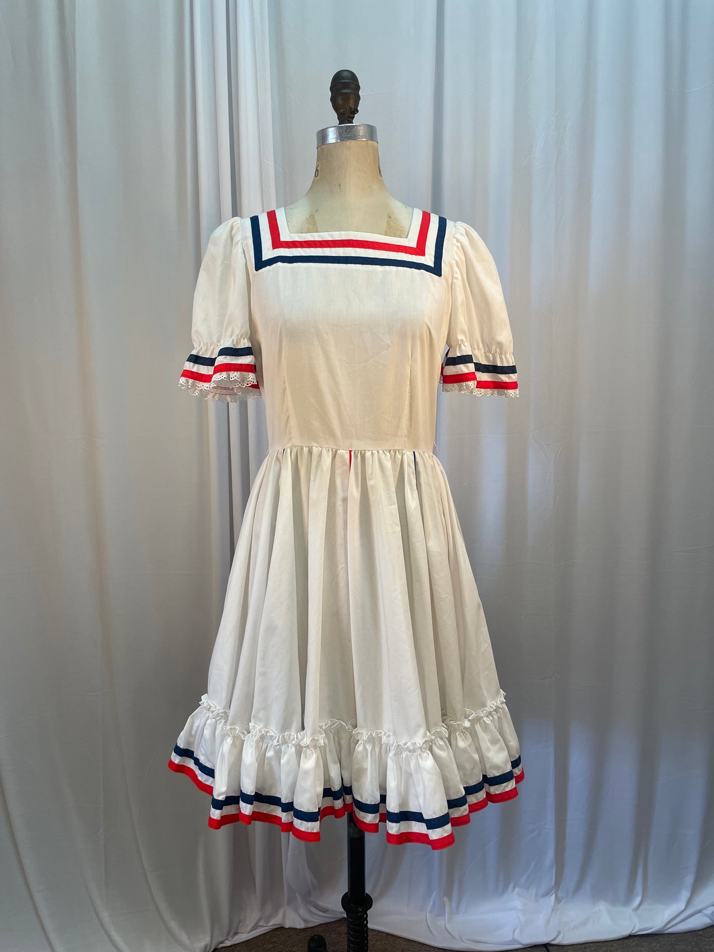 Red, White & Blue Square Dance Dress