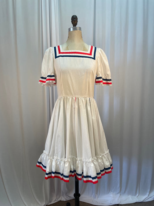 Red, White & Blue Square Dance Dress