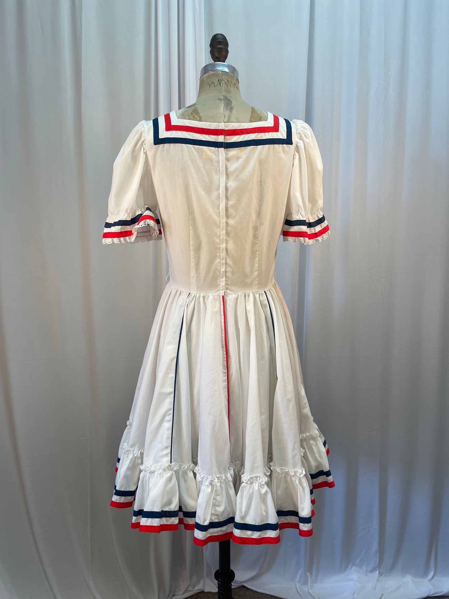 Red, White & Blue Square Dance Dress