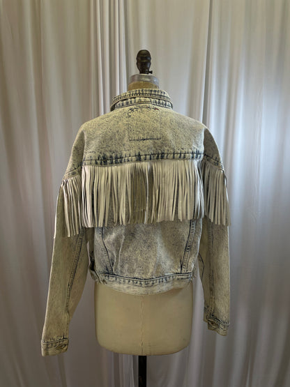 Fringed Jean Jacket