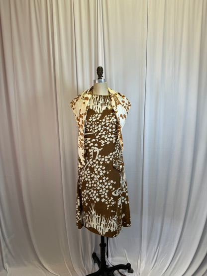 Brand New Vintage R+K Dress with Scarf