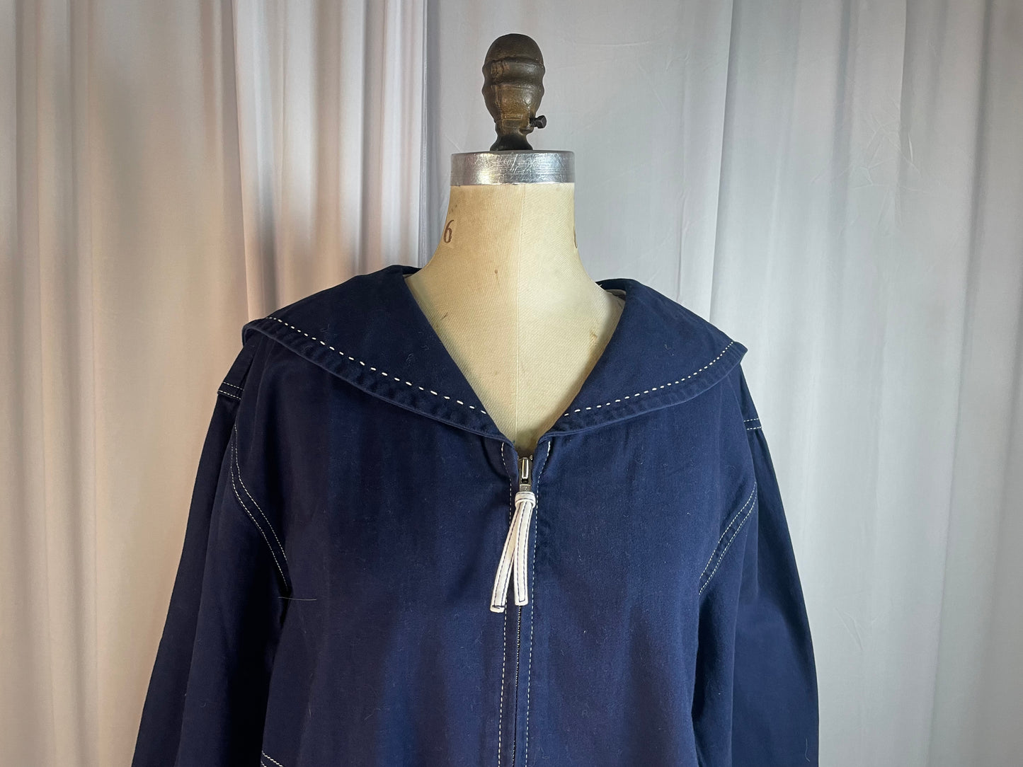 Vintage Blue Sailor Coat